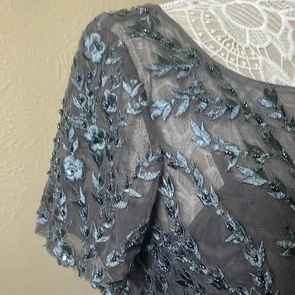 JJs House Charcoal Lace Maxi Dress - Picture 4 of 9